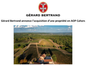 Gérard Bertrand annonce nouvelle acquisition
